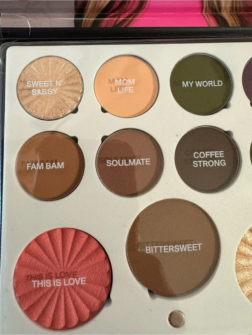OFRA Eyeshadow Palette — Pink, Brown & Gold Shades mini mix unconditional nwt